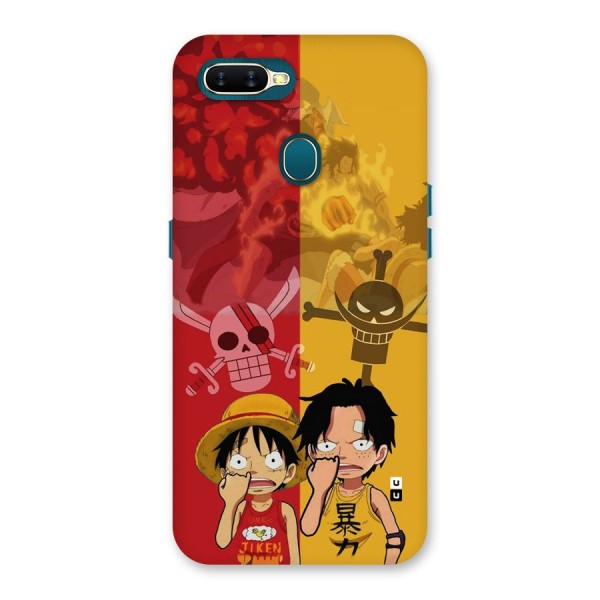 Luffy And Ace Back Case for Oppo A12