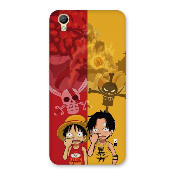 Luffy And Ace Back Case for Oppo A37