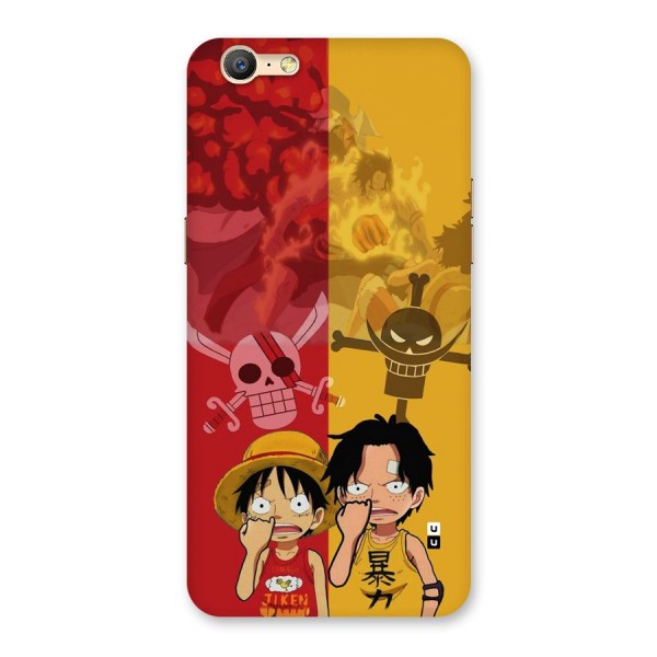 Luffy And Ace Back Case for Oppo A39