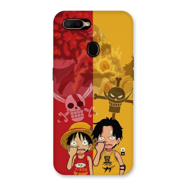 Luffy And Ace Back Case for Oppo A5s
