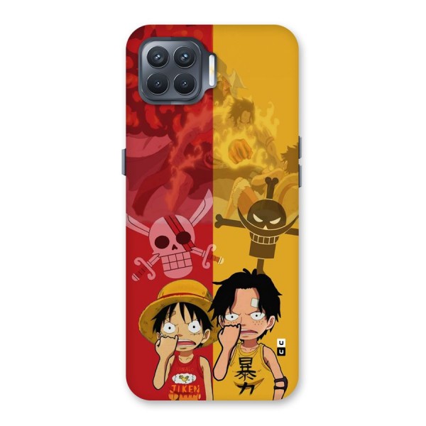 Luffy And Ace Back Case for Oppo F17 Pro