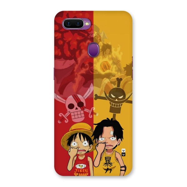 Luffy And Ace Back Case for Oppo F9