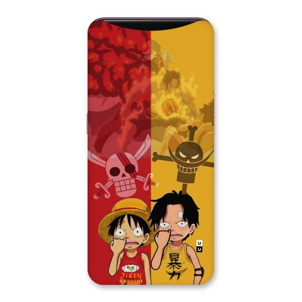 Luffy And Ace Back Case for Oppo Find X