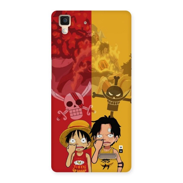 Luffy And Ace Back Case for Oppo R7