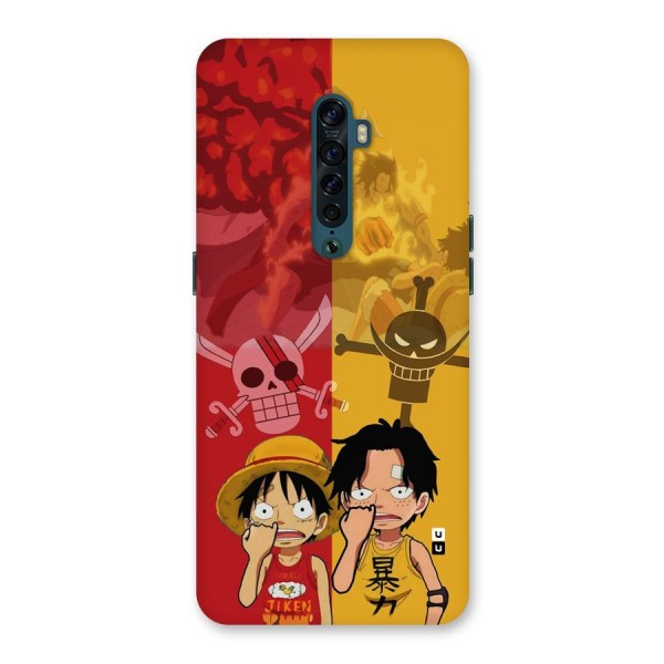 Luffy And Ace Back Case for Oppo Reno2