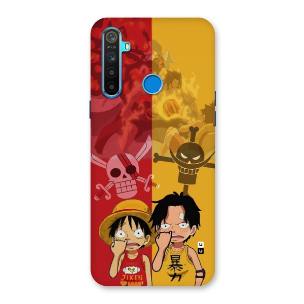 Luffy And Ace Back Case for Realme 5
