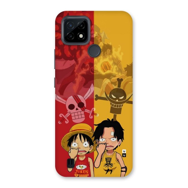 Luffy And Ace Back Case for Realme C21