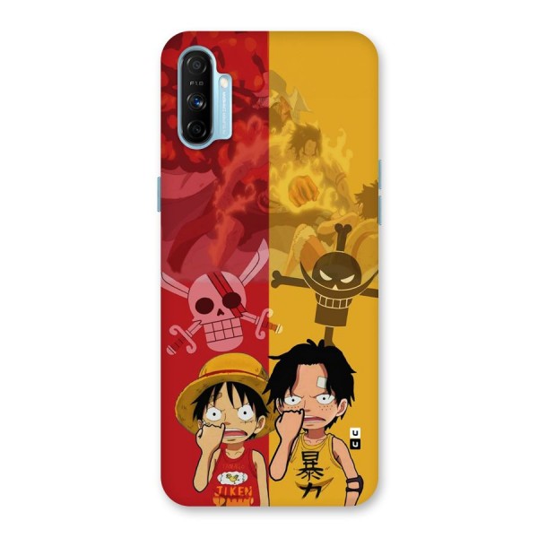 Luffy And Ace Back Case for Realme Narzo 20A
