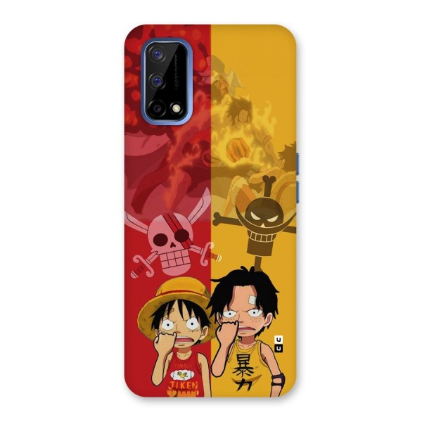 Luffy And Ace Back Case for Realme Narzo 30 Pro