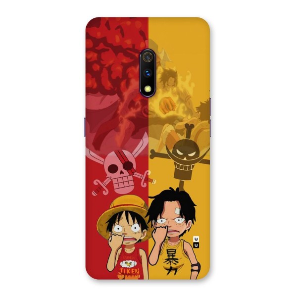 Luffy And Ace Back Case for Realme X