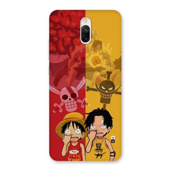 Luffy And Ace Back Case for Redmi 8A Dual
