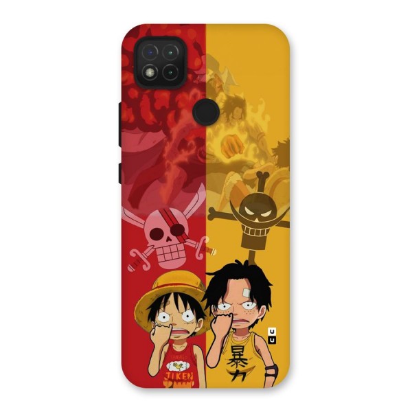 Luffy And Ace Back Case for Redmi 9
