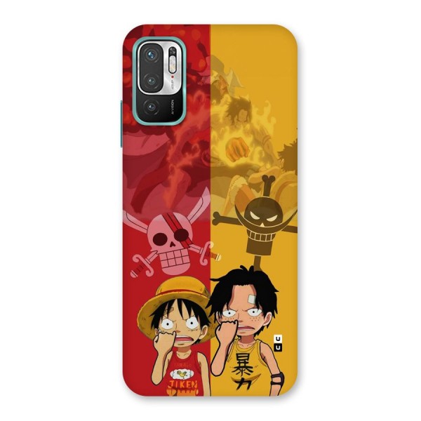 Luffy And Ace Back Case for Redmi Note 10T 5G