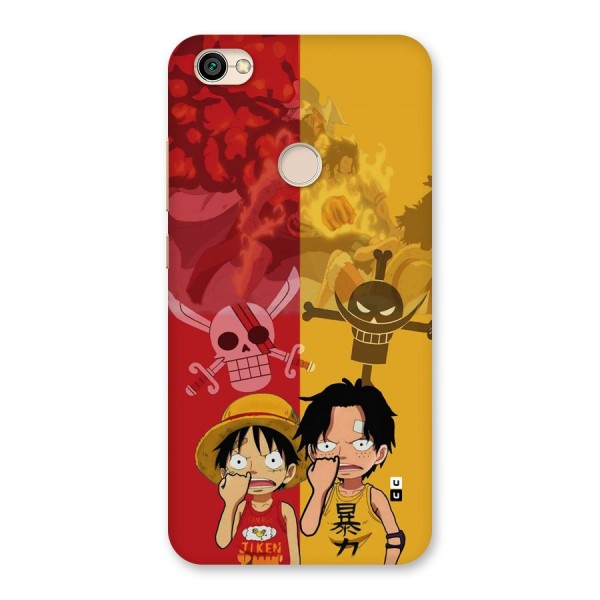 Luffy And Ace Back Case for Redmi Y1 2017