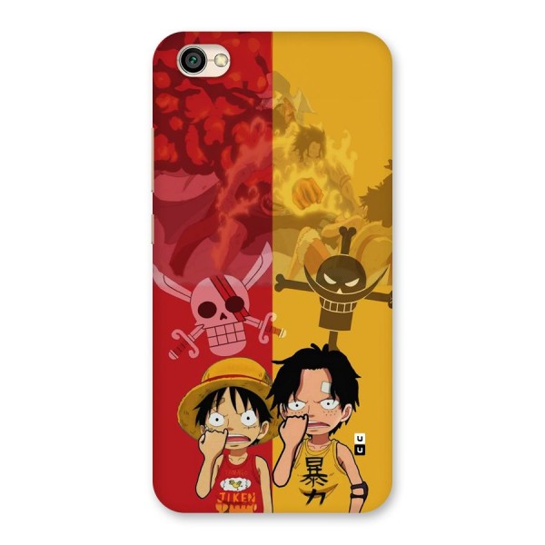 Luffy And Ace Back Case for Redmi Y1 Lite