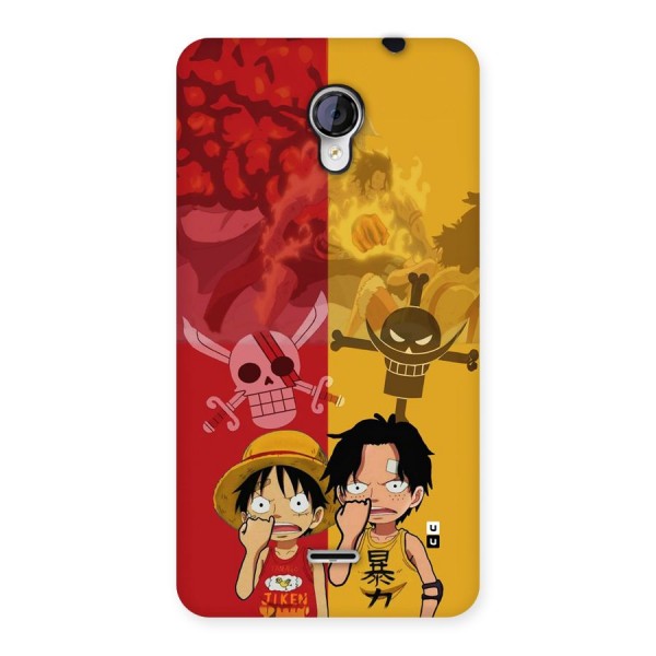 Luffy And Ace Back Case for Unite 2 A106