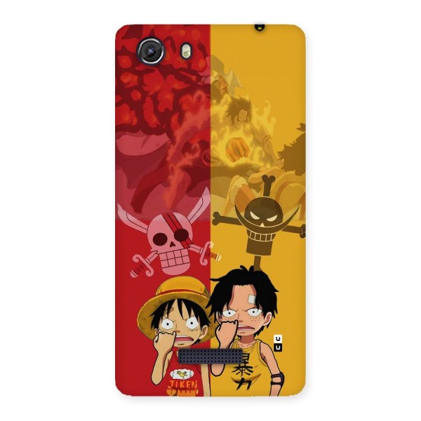 Luffy And Ace Back Case for Unite 3