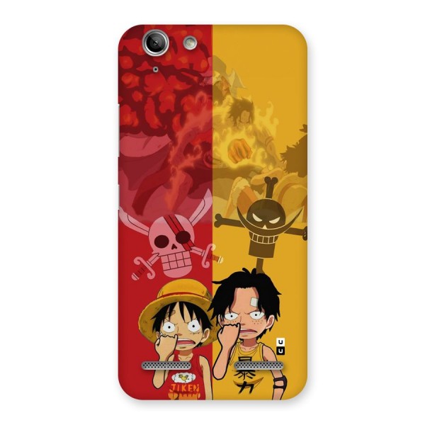 Luffy And Ace Back Case for Vibe K5