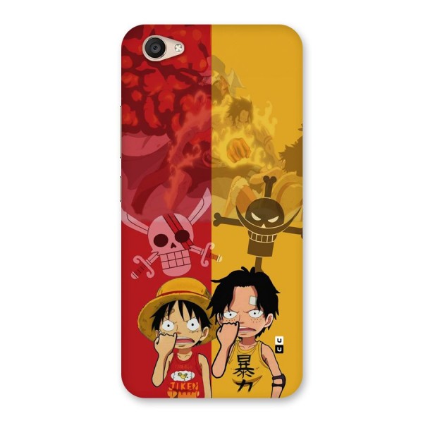 Luffy And Ace Back Case for Vivo V5 Plus