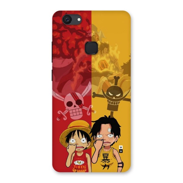 Luffy And Ace Back Case for Vivo V7 Plus