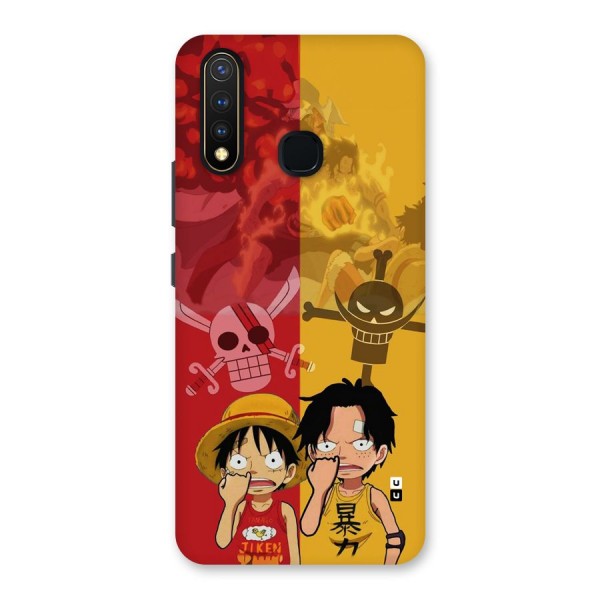 Luffy And Ace Back Case for Vivo Y19