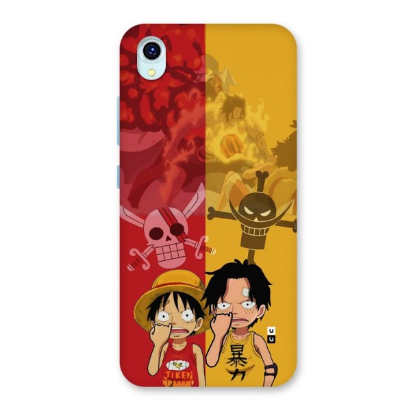 Luffy And Ace Back Case for Vivo Y1s