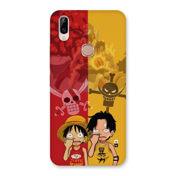 Luffy And Ace Back Case for Vivo Y83 Pro