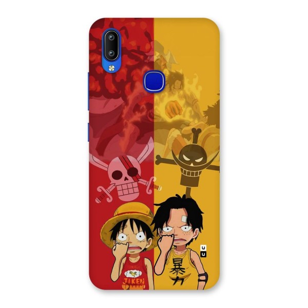 Luffy And Ace Back Case for Vivo Y91