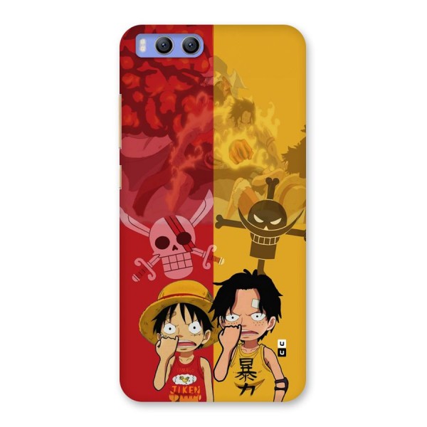 Luffy And Ace Back Case for Xiaomi Mi 6