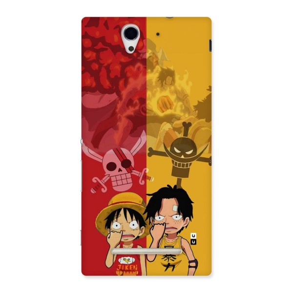 Luffy And Ace Back Case for Xperia C3