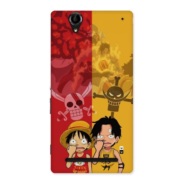 Luffy And Ace Back Case for Xperia T2