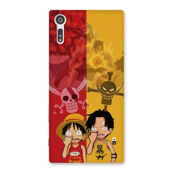 Luffy And Ace Back Case for Xperia XZ