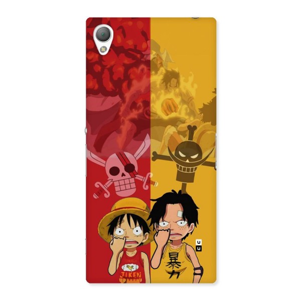 Luffy And Ace Back Case for Xperia Z3