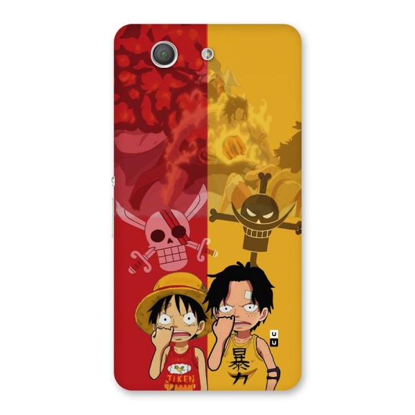 Luffy And Ace Back Case for Xperia Z3 Compact