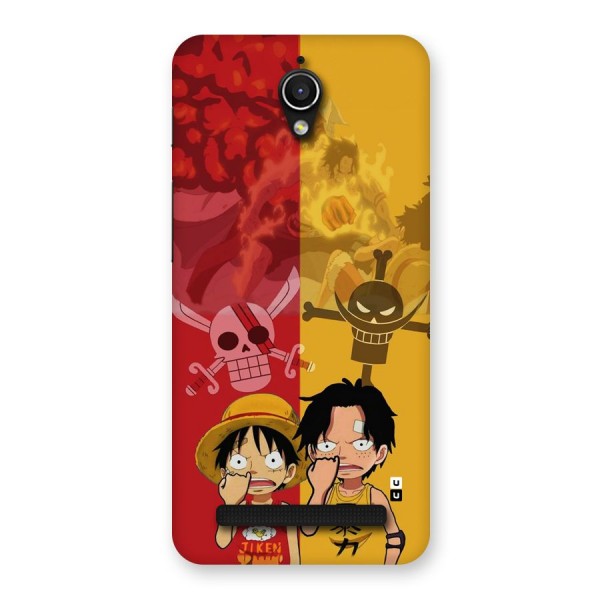 Luffy And Ace Back Case for Zenfone Go