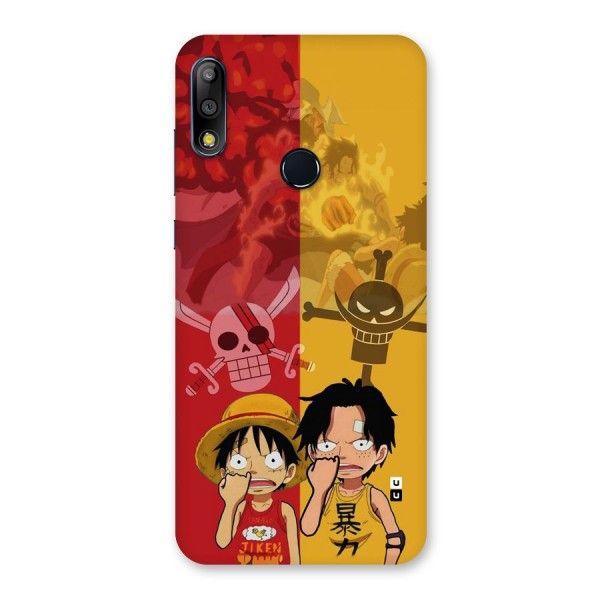 Luffy And Ace Back Case for Zenfone Max Pro M2