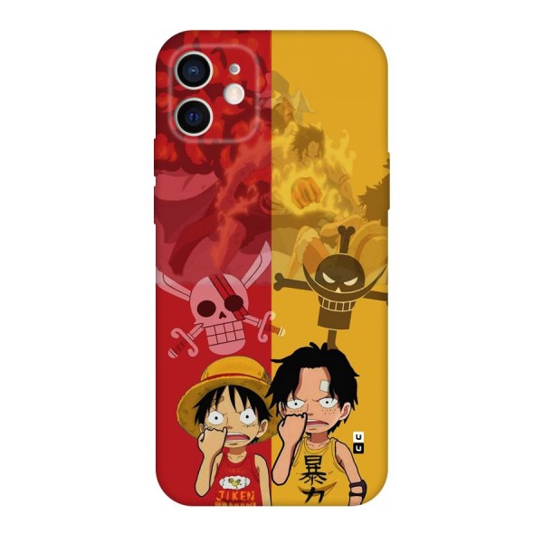 Luffy And Ace Back Case for iPhone 12
