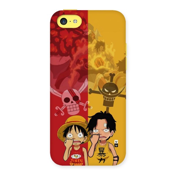 Luffy And Ace Back Case for iPhone 5C