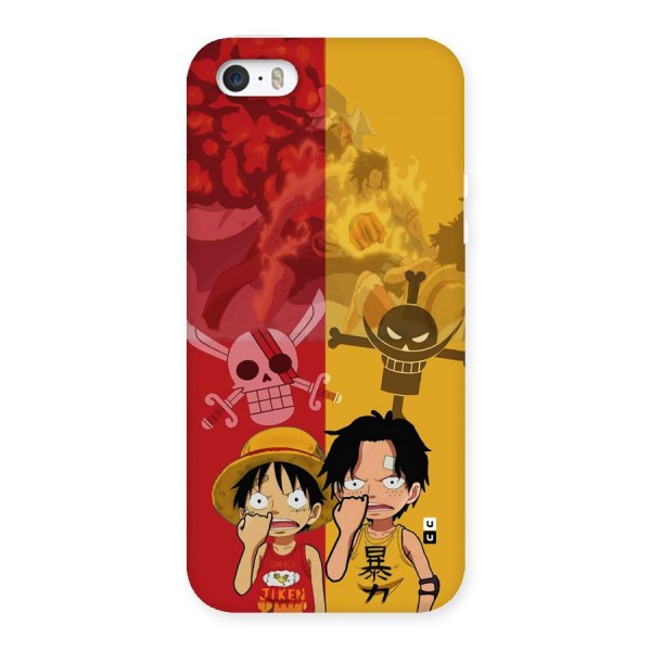 Luffy And Ace Back Case for iPhone 5 5s