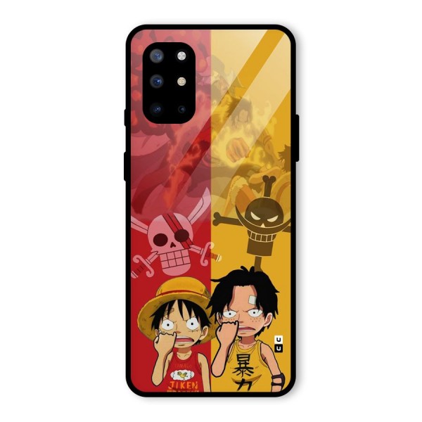 Luffy And Ace Glass Back Case for OnePlus 8T