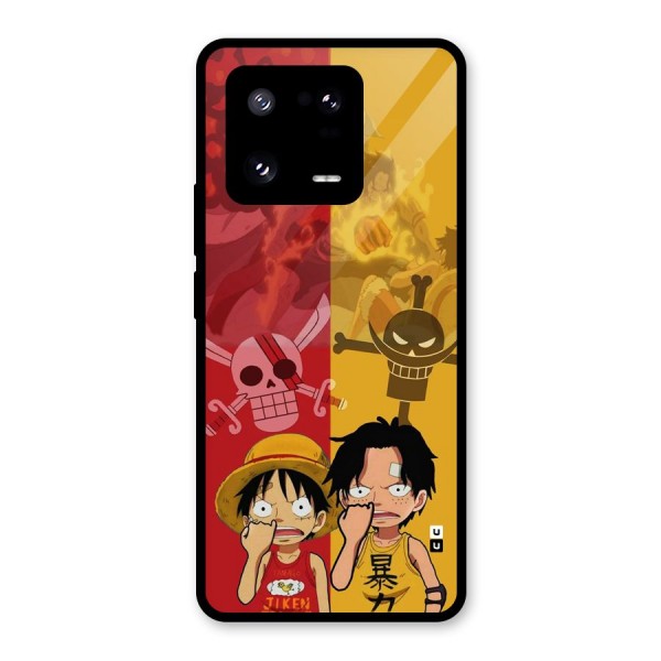 Luffy And Ace Glass Back Case for Xiaomi 13 Pro