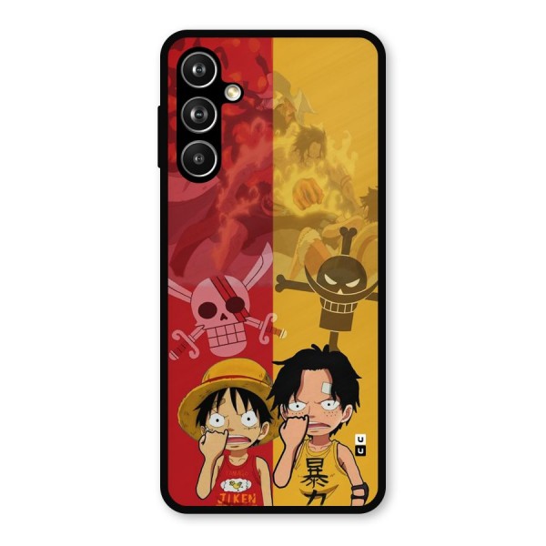Luffy And Ace Metal Back Case for Galaxy F54