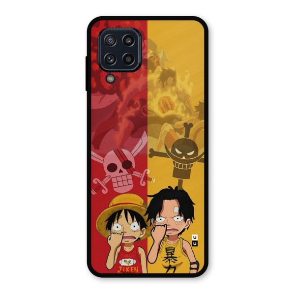 Luffy And Ace Metal Back Case for Galaxy M32