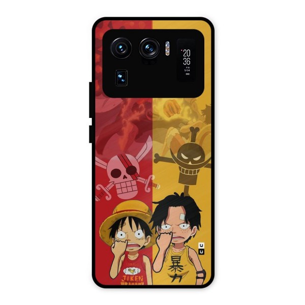 Luffy And Ace Metal Back Case for Mi 11 Ultra