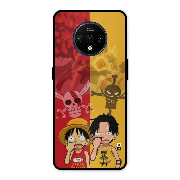 Luffy And Ace Metal Back Case for OnePlus 7T