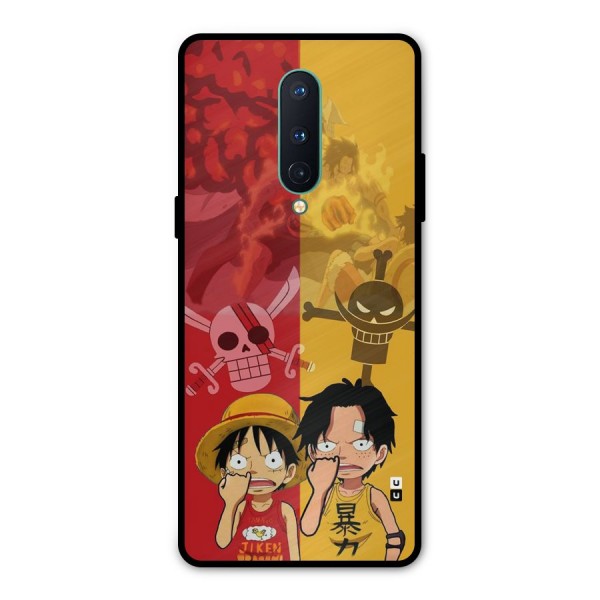 Luffy And Ace Metal Back Case for OnePlus 8