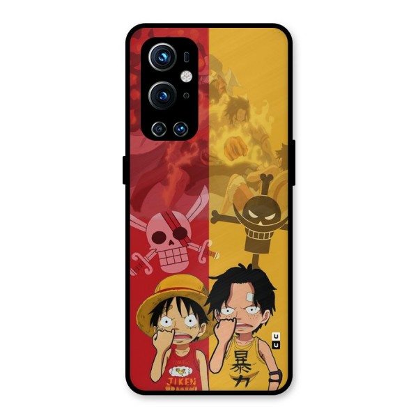 Luffy And Ace Metal Back Case for OnePlus 9 Pro