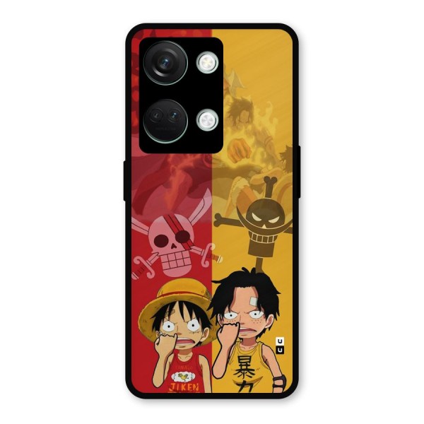 Luffy And Ace Metal Back Case for OnePlus Nord 3