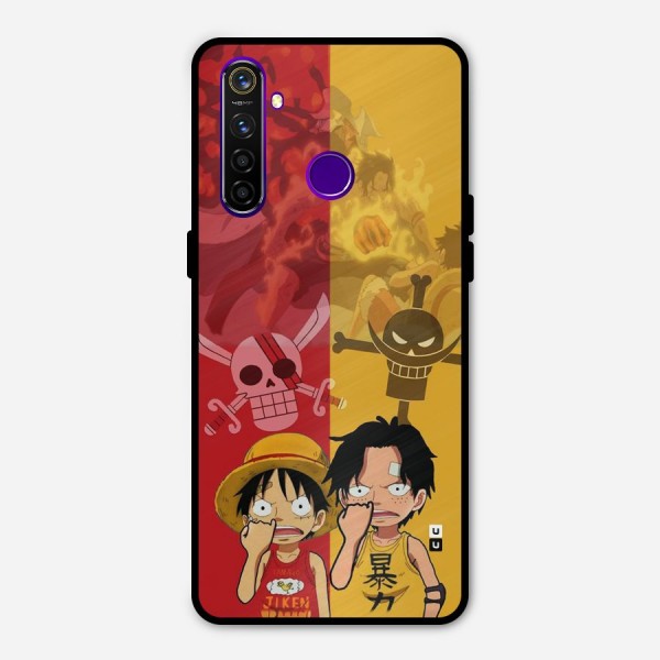 Luffy And Ace Metal Back Case for Realme 5 Pro