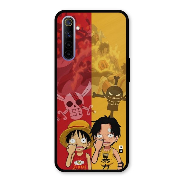 Luffy And Ace Metal Back Case for Realme 6i